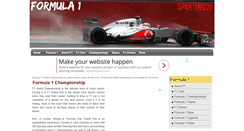 Desktop Screenshot of formula1.sporting99.com